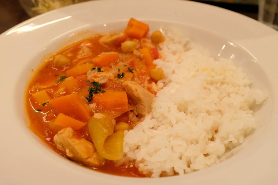 ひよこ豆のチキントマトスープ