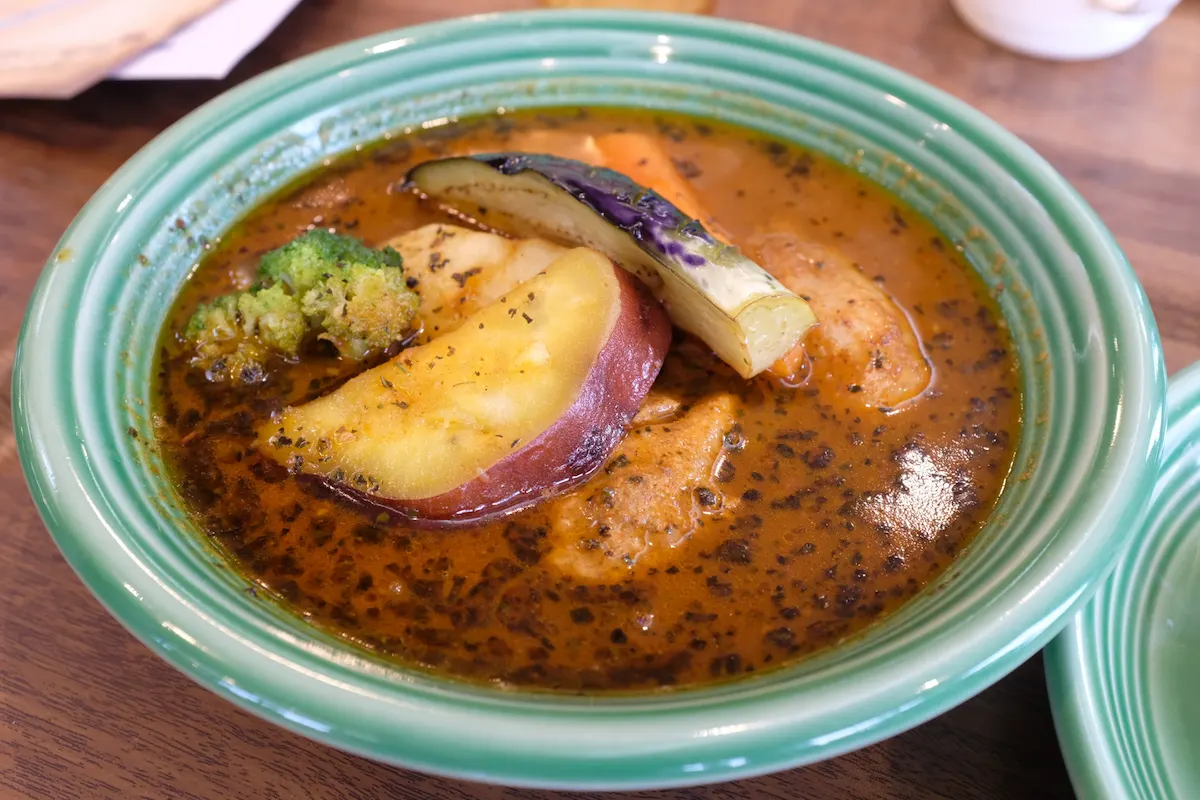 タンドリーチキン野菜スープカレー